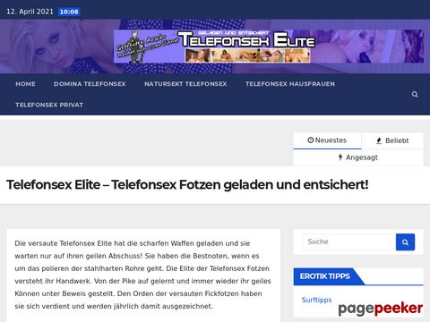 mehr Information : Telefonsex Elite - Telefonsex Fotzen geladen und entsichert